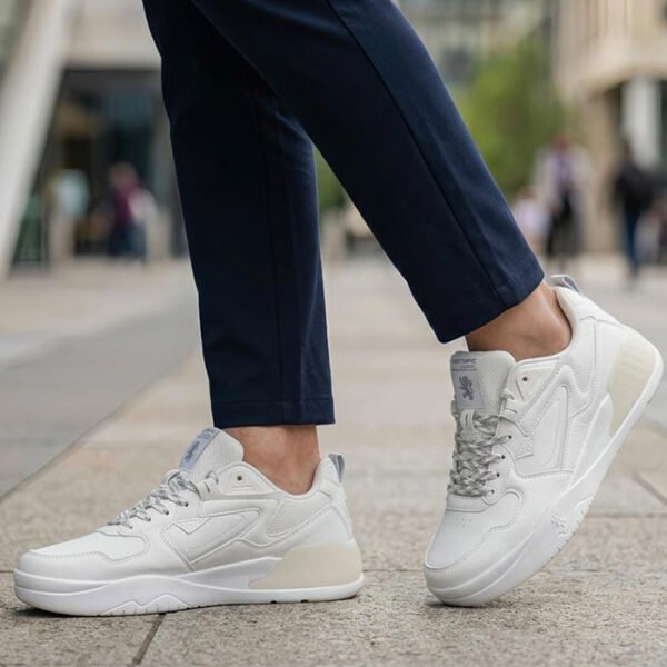 Men’s All-White Streetwear Chunky Sneakers